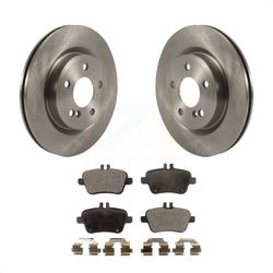 Rear Disc Brake Rotors And Ceramic Pads Kit For Mercedes-Benz GLA250 CLA250 INFINITI QX30 K8T-103169