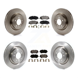 Front Rear Disc Brake Rotors And Ceramic Pads Kit For Land Rover Range Sport Discovery K8T-103189