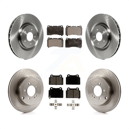 Front Rear Disc Brake Rotors And Ceramic Pads Kit For Mitsubishi Lancer K8T-103190 by Transit Auto