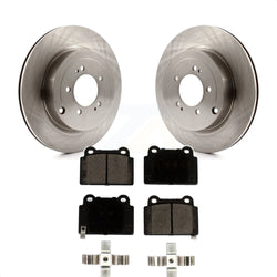 Rear Disc Brake Rotors And Ceramic Pads Kit For Mitsubishi Lancer K8T-103201