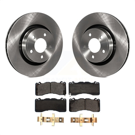 Front Disc Brake Rotors And Ceramic Pads Kit For 2015 Ford Mustang V6 With Brembo Brakes K8T-103206 by Transit Auto