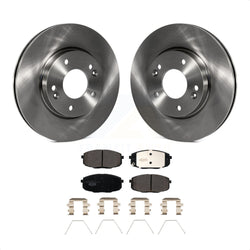 Front Disc Brake Rotors And Ceramic Pads Kit For Kia Soul Hyundai Kona Forte Elantra GT Seltos Forte5 K8T-103209
