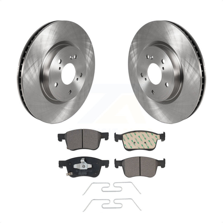 Front Disc Brake Rotors And Ceramic Pads Kit For Honda Accord Acura Civic Integra K8T-103215 by Transit Auto