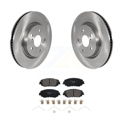 Front Disc Brake Rotors And Ceramic Pads Kit For Toyota Camry RAV4 Lexus ES350 Avalon ES300h UX250h UX200 C-HR ES250 Venza K8T-103216