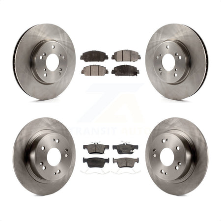 Front Rear Disc Brake Rotors And Ceramic Pads Kit For Honda Accord K8T-103231 by Transit Auto