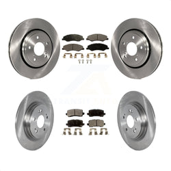 Front Rear Disc Brake Rotors And Ceramic Pads Kit For 2018-2023 Honda Odyssey K8T-103233