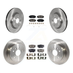 Front Rear Disc Brake Rotors And Ceramic Pads Kit For Toyota Camry K8T-103240