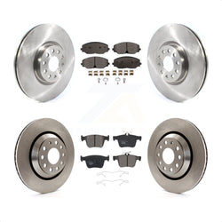 Front Rear Disc Brake Rotors And Ceramic Pads Kit For Volkswagen Atlas Cross Sport K8T-103241