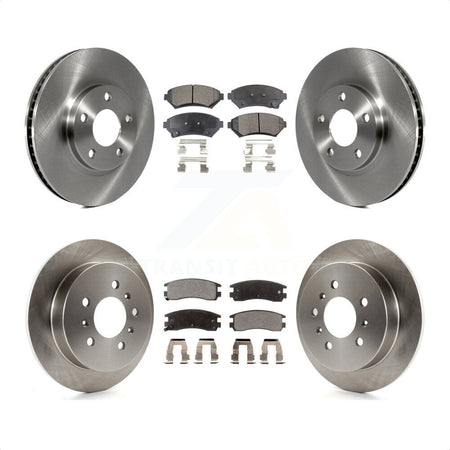 Front Rear Disc Brake Rotors And Ceramic Pads Kit For Chevrolet Impala Monte Carlo Oldsmobile Intrigue K8T-103258 by Transit Auto