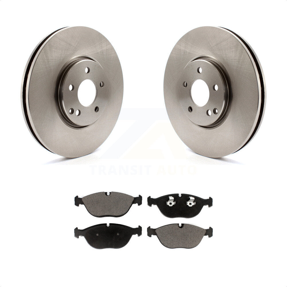 Front Disc Brake Rotors And Ceramic Pads Kit For Mercedes-Benz E500 AWD K8T-103378 by Transit Auto