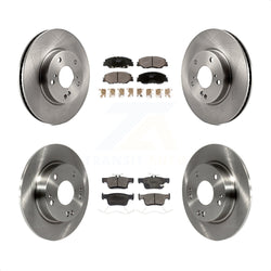 Front Rear Disc Brake Rotors And Ceramic Pads Kit For 2019-2022 Honda Insight K8T-103386