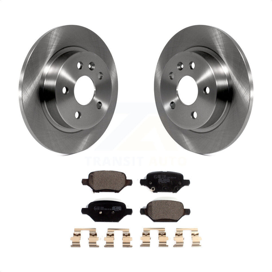 Rear Disc Brake Rotors And Ceramic Pads Kit For 2018-2022 Chevrolet Trax Buick Encore K8T-103387 by Transit Auto