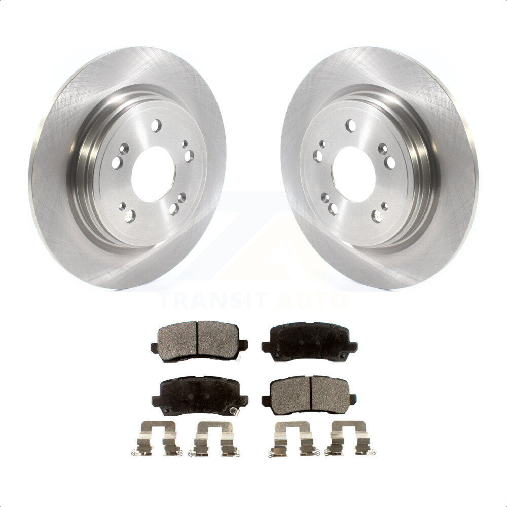 Rear Disc Brake Rotors And Ceramic Pads Kit For 2014-2020 Acura RLX K8T-103388 by Transit Auto