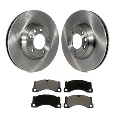 Front Disc Brake Rotors And Ceramic Pads Kit For Porsche Cayenne K8T-103460