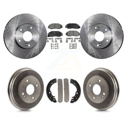 Front Rear Disc Brake Rotors Ceramic Pads And Drum Kit For 1998-2002 Honda Accord 3.0L K8T-103600