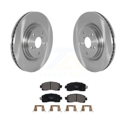 Front Disc Brake Rotors And Ceramic Pads Kit For 2019-2021 Subaru Forester With 316mm Diameter Rotor K8T-103818