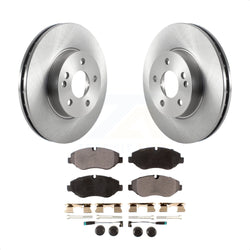 Front Disc Brake Rotors And Ceramic Pads Kit For 2016-2020 Mercedes-Benz Metris K8T-103844