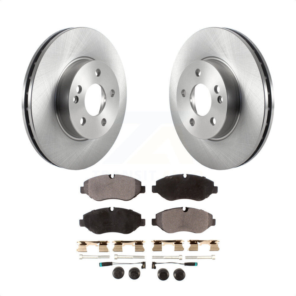 Front Disc Brake Rotors And Ceramic Pads Kit For 2016-2020 Mercedes-Benz Metris K8T-103844 by Transit Auto