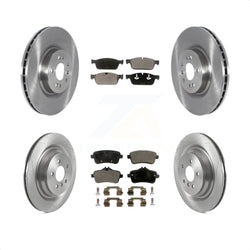 Front Rear Disc Brake Rotors And Ceramic Pads Kit For 2017 Mercedes-Benz GLS350d K8T-103865