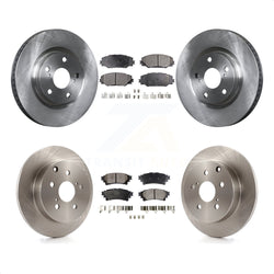 Front Rear Disc Brake Rotors And Ceramic Pads Kit For 2016-2019 Toyota Mirai K8T-103880