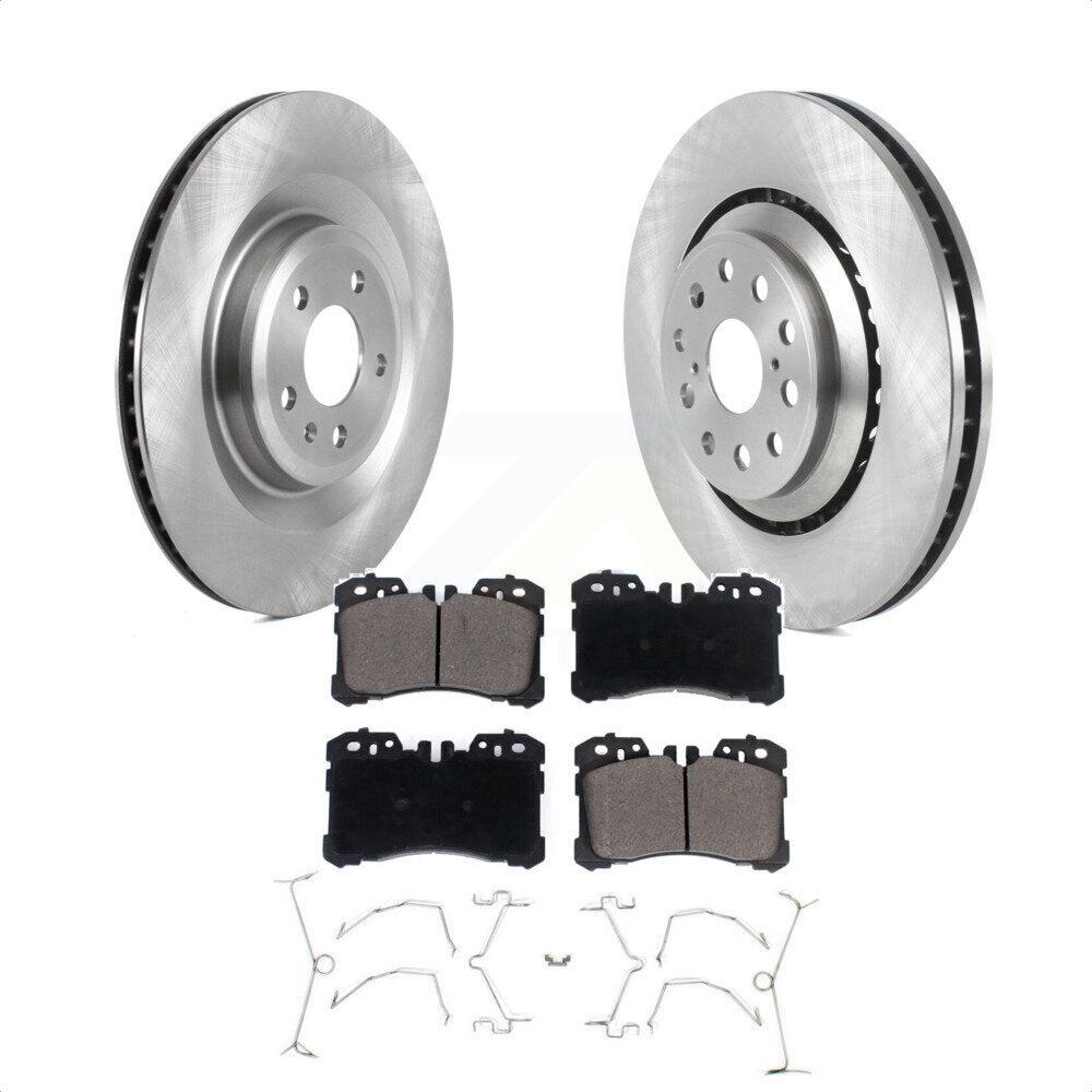 Front Disc Brake Rotors And Ceramic Pads Kit For Lexus LS460 LS500 LS600h LS500h K8T-103896 by Transit Auto