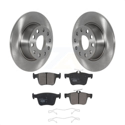 Rear Disc Brake Rotors And Ceramic Pads Kit For Volkswagen Jetta Taos K8T-103910