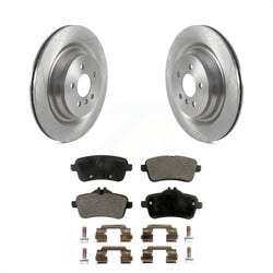 Rear Disc Brake Rotors And Ceramic Pads Kit For Mercedes-Benz GLS450 GL450 GLS550 GL350 GL550 ML400 ML250 ML63 AMG GLS350d K8T-103912
