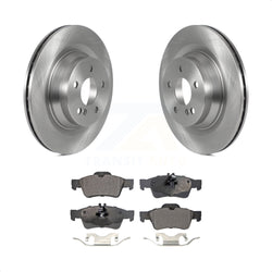 Rear Disc Brake Rotors And Ceramic Pads Kit For Mercedes-Benz CLS550 E550 K8T-103915
