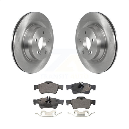 Rear Disc Brake Rotors And Ceramic Pads Kit For Mercedes-Benz CLS550 E550 K8T-103915 by Transit Auto