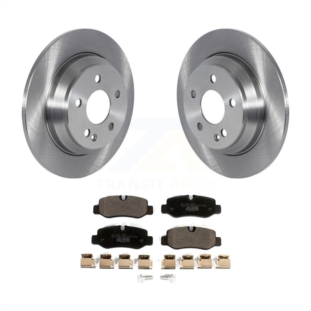 Rear Disc Brake Rotors And Ceramic Pads Kit For Mercedes-Benz Metris K8T-103917 by Transit Auto