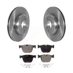 Rear Disc Brake Rotors And Ceramic Pads Kit For BMW 740Li 740i 535i GT xDrive ActiveHybrid 7 K8T-103982