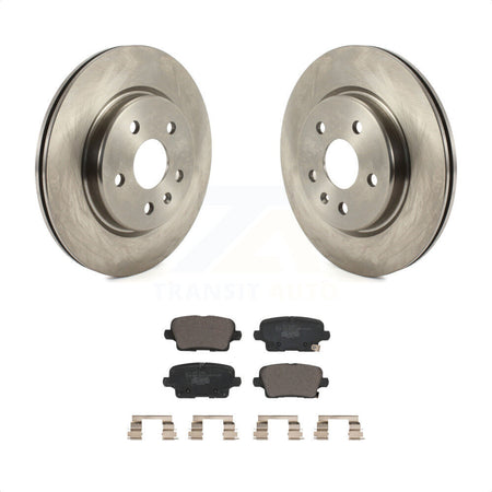 Rear Disc Brake Rotors And Ceramic Pads Kit For Cadillac XT4 Buick Envision K8T-104004 by Transit Auto