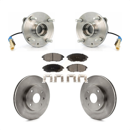 Front Hub Bearing Assembly With Disc Brake Rotors And Ceramic Pads Kit For Suzuki Verona Chevrolet Epica KBB-100547 by Transit Auto