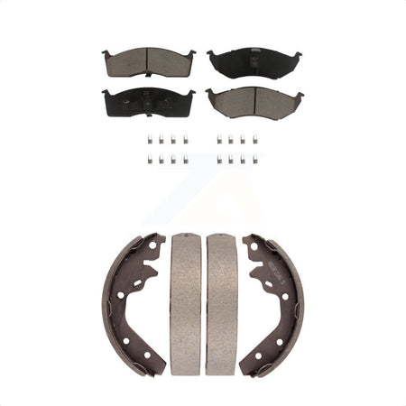 Front Rear Ceramic Brake Pads And Drum Shoes Kit For Neon Dodge Plymouth Chrysler SX 2.0 KCN-100487 by Transit Auto
