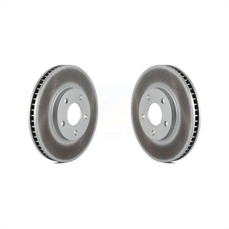 Front Coat Brake Rotor Pair For Chevrolet Buick Impala LeSabre Cadillac DeVille Monte Carlo Pontiac Park Avenue Bonneville Camaro Firebird Oldsmobile Seville Eldorado Aurora Intrigue Riviera KG-100014 by Genius