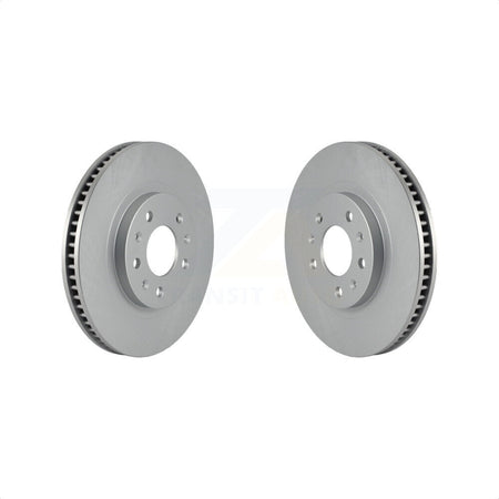 Front Coated Disc Brake Rotors Pair For Cadillac CTS With Standard Suspension KG-100026 by Genius