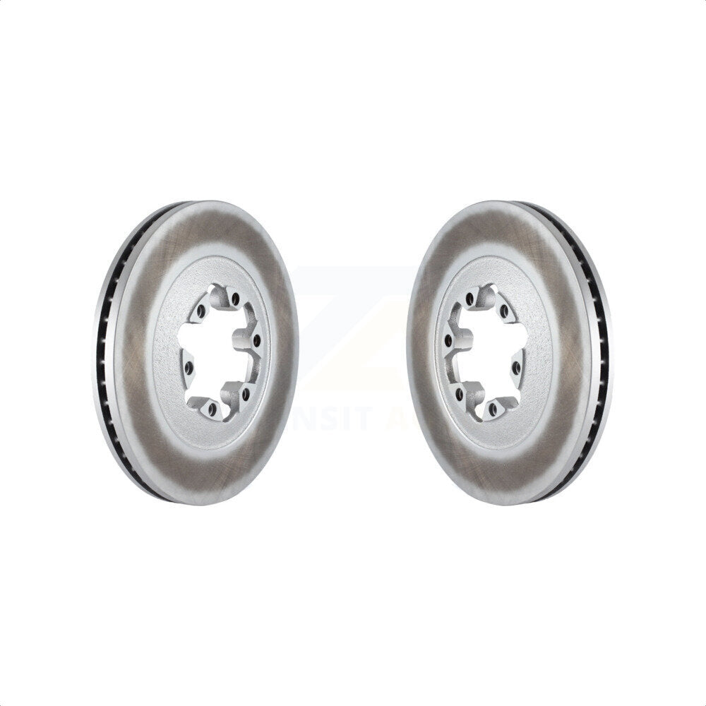 Front Coated Disc Brake Rotors Pair For 2009-2012 Chevrolet Colorado GMC Canyon KG-100050 by Genius