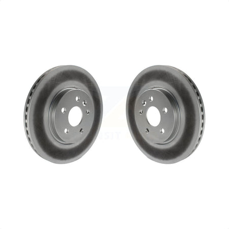 Front Coated Disc Brake Rotors Pair For Chevrolet Buick Encore Trax Sonic KG-100059 by Genius