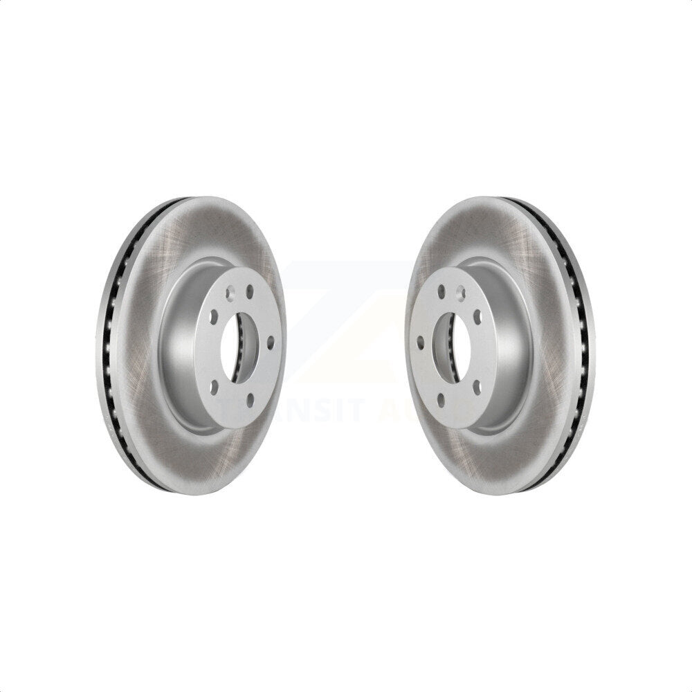 Front Coated Disc Brake Rotors Pair For Cadillac ATS CT4 KG-100060 by Genius