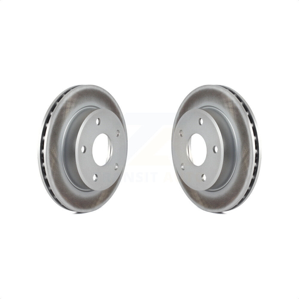 Front Coated Disc Brake Rotors Pair For Dakota Dodge Mitsubishi Raider Ram KG-100129 by Genius