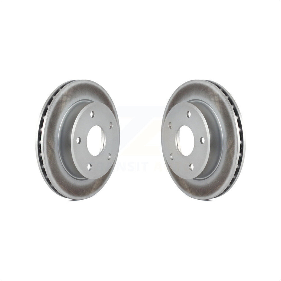 Front Coated Disc Brake Rotors Pair For Dakota Dodge Mitsubishi Raider Ram KG-100129 by Genius