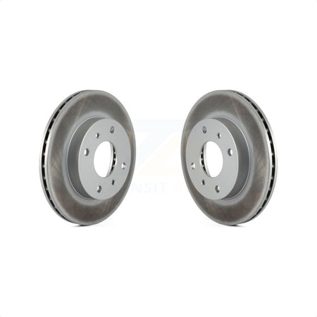 Front Coated Disc Brake Rotors Pair For Nissan Sentra 240SX INFINITI G20 Stanza Axxess KG-100149 by Genius