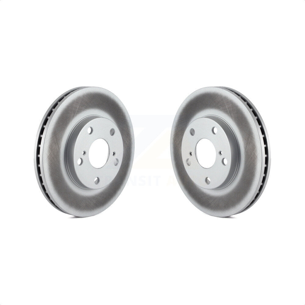 Front Coated Disc Brake Rotors Pair For Toyota Camry Avalon Sienna Lexus ES300 Solara KG-100153 by Genius