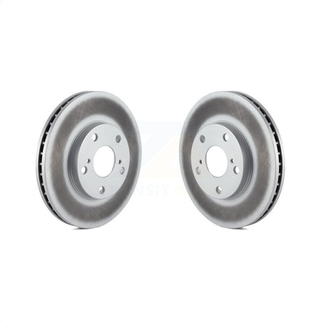 Front Coated Disc Brake Rotors Pair For Toyota Camry Avalon Sienna Lexus ES300 Solara KG-100153 by Genius