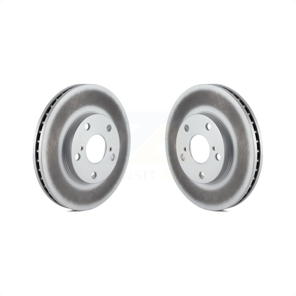 Front Coated Disc Brake Rotors Pair For Toyota Camry Avalon Sienna Lexus ES300 Solara KG-100153 by Genius