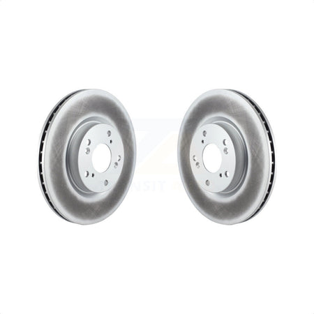 Front Coated Disc Brake Rotors Pair For Honda Civic CR-V Acura RSX ILX CSX KG-100222 by Genius