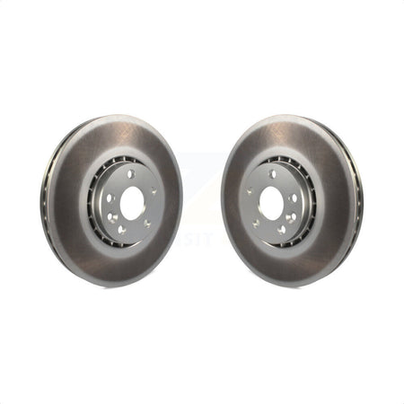 Front Coated Disc Brake Rotors Pair For Volvo XC60 KG-100315 by Genius