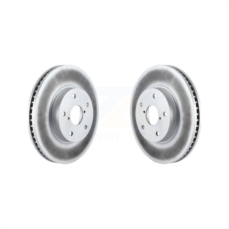 Front Coated Disc Brake Rotors Pair For 2015-2019 Subaru Legacy 2.5L KG-100368 by Genius