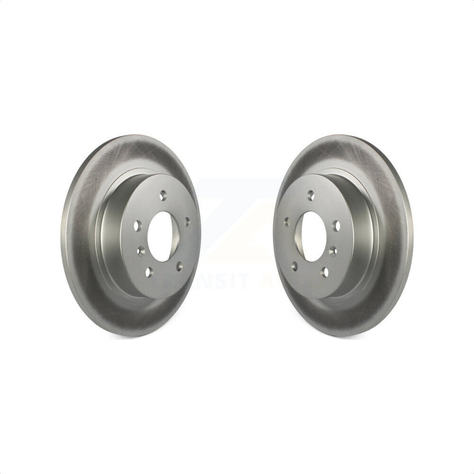 Rear Coated Disc Brake Rotors Pair For 2006-2011 Buick Lucerne Cadillac DTS KG-100401 by Genius