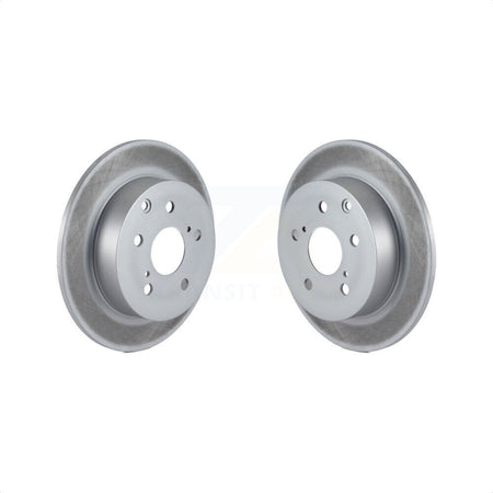 Rear Coated Disc Brake Rotors Pair For Toyota Matrix Pontiac Vibe KG-100408 by Genius